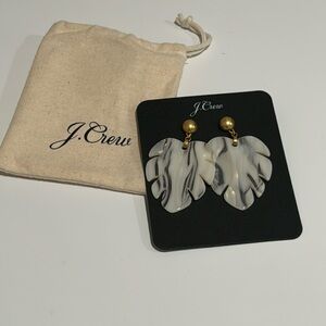JCrew leaf earrings